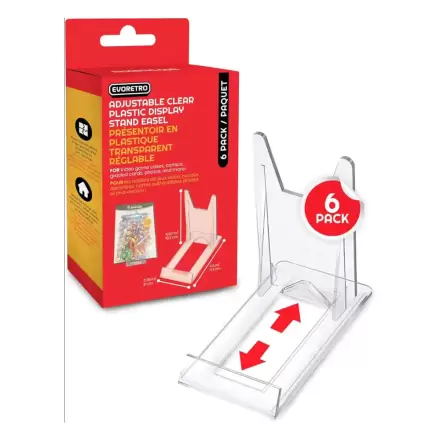 Nastaviteľný stojan - 6-balenie kompatibilné s obalmi na videohry produktová fotografia