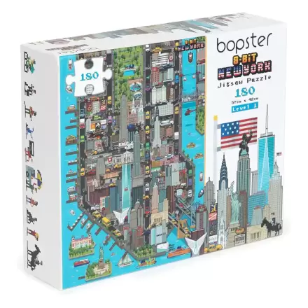 8-Bit Pixel Puzzle New York Level 1 180 dielikov termékfotója