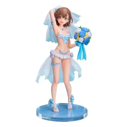 A Certain Scientific Railgun T PVC Socha 1/7 Mikoto Misaka Wedding Swimsuit Ver. 25 cm produktová fotografia