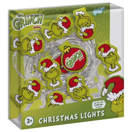 The Grinch Dr Seuss vianočné LED svetelné reťaze produktová fotografia