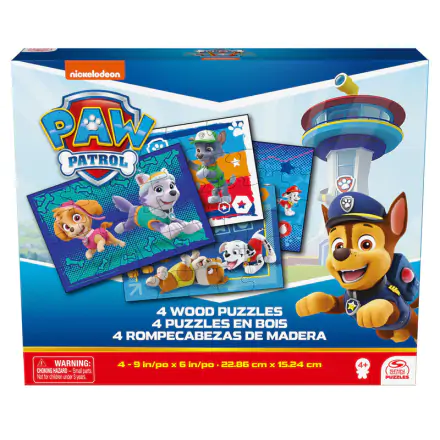 Paw Patrol progresive drevené puzzle 12-16-20-24 kusov termékfotója