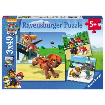 Paw Patrol puzzle 3x49 kusov produktová fotografia