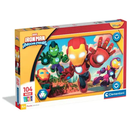 Iron Man and His Super Team Hero Squad 104-dielne maxi puzzle produktová fotografia