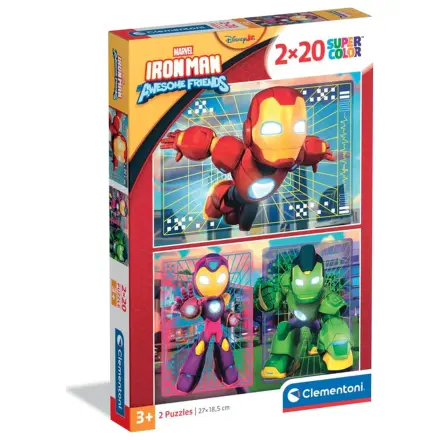 Iron Man a His Hero Squad 2x20 dielikové puzzle produktová fotografia
