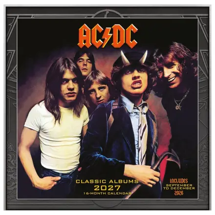 AC/DC Kalendár Albumy 2027 30 x 30 cm produktová fotografia