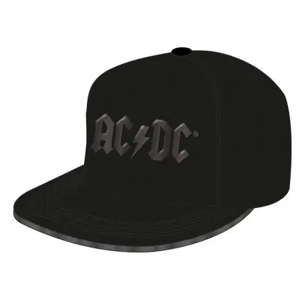 ACDC šiltovka typu Snapback, lesklé čierne logo produktová fotografia