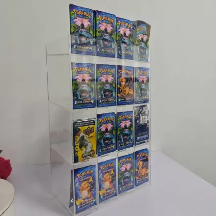 Akrylový pultový displej pre boostery zberateľských kariet produktová fotografia