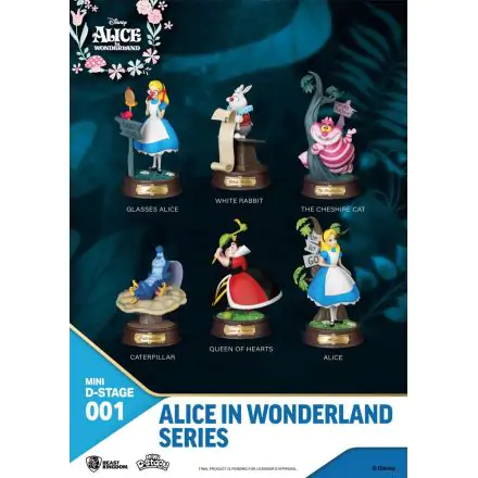 Alice in Wonderland Mini Diorama Stage Sošky 6-balenie 10 cm produktová fotografia