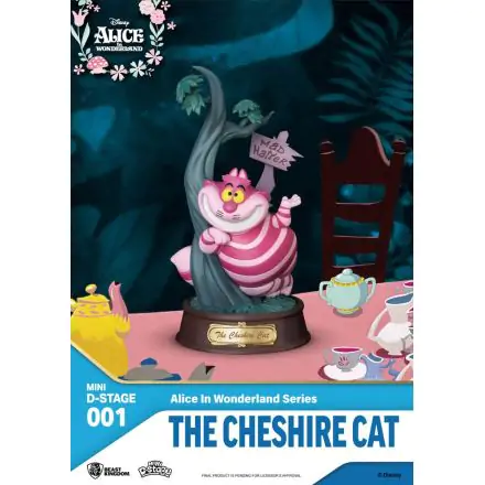 Alice in Wonderland Mini Diorama Stage PVC soška The Cheshire Cat 10 cm produktová fotografia
