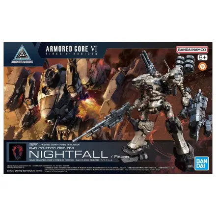 Armored Core VI Fires of Rubicon RAD CC-2000 Orbiter Nightfall Model stavebnica 30MM produktová fotografia