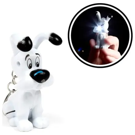 Asterix Dogmatix 3D svietiaca kľúčenka produktová fotografia