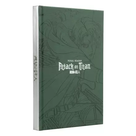 Attack on Titan A5 prémiový zápisník produktová fotografia