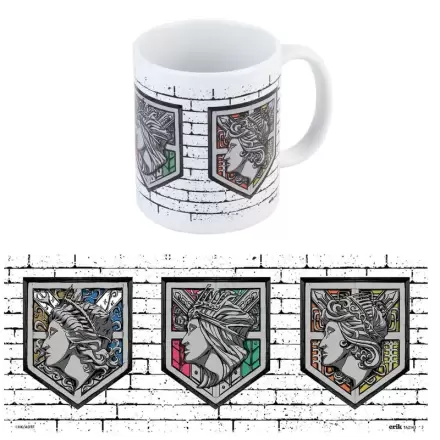 Attack On Titan Wall Emblem mug 350ml termékfotója