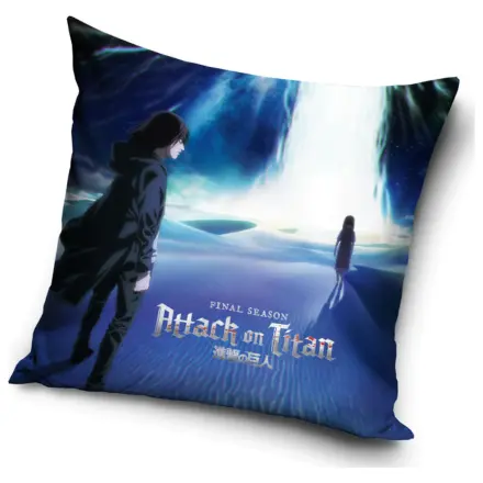 Attack on Titan Obliečka na vankúš s vodopádom produktová fotografia