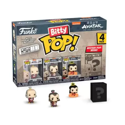 Avatar The Last Airbender Bitty Funko POP! Vinyl Figurínka 4-Pack Iroh 2,5 cm termékfotója