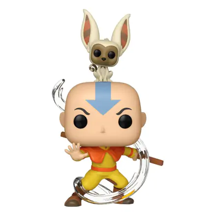 Avatar The Last Airbender POP! Animation Vinyl Figúrka Aang w/ Momo 9 cm termékfotója