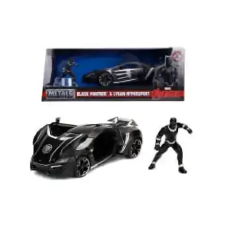 Avengers Diecast Model 1/24 Lykan Hypersport Black Panther – kovový model produktová fotografia
