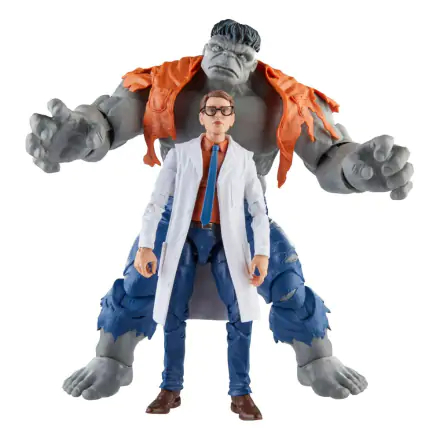 Avengers Marvel Legends Akčné figúrky Gray Hulk a Dr. Bruce Banner 15 cm termékfotója