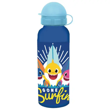 Baby Shark Wave Hliníková fľaša na vodu s pitným uzáverom 520 ml produktová fotografia