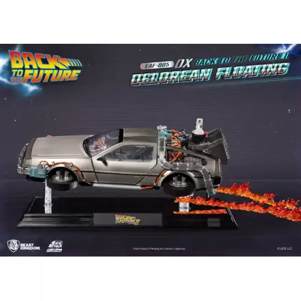 Back to the Future Egg Attack vznášajúca sa soška Back to the Future II DeLorean Deluxe Version 20 cm termékfotója