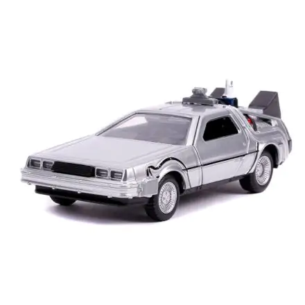 Back to the Future II Hollywood Rides Diecast Model 1:32 DeLorean Time Machine termékfotója