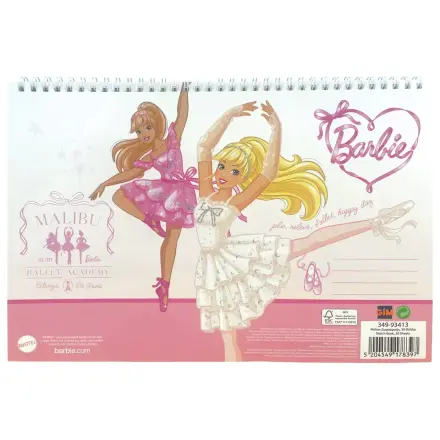 Barbie Baletka A4 špirálový skicár, 30 listov produktová fotografia