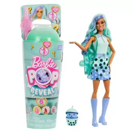 Barbie Bubble Tea Green Tea Pop Reveal bábika termékfotója