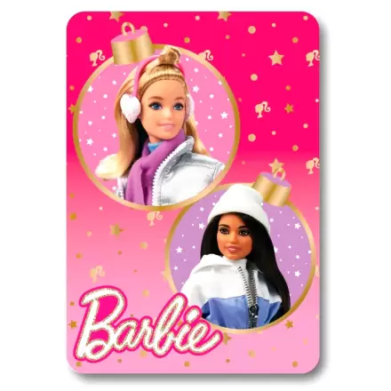 Barbie Christmas polar deka produktová fotografia