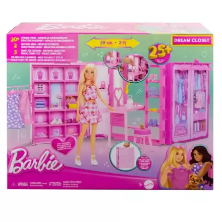 Barbie domček pre bábiku Dream Closet produktová fotografia