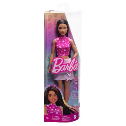 Barbie Fashionista bábika v ružových rockových šatách produktová fotografia