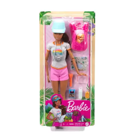 Barbie turistická bábika produktová fotografia
