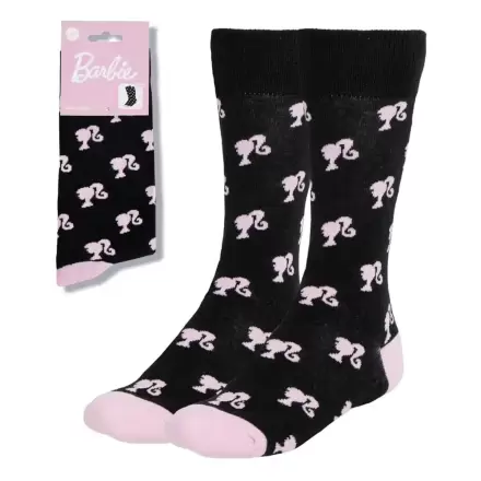 Barbie Ponožky Logo Black 36-43 produktová fotografia