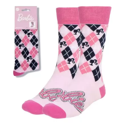 Barbie Ponožky Logo Ružová 36-43 produktová fotografia