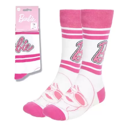 Barbie Ponožky Logo White 36-43 produktová fotografia