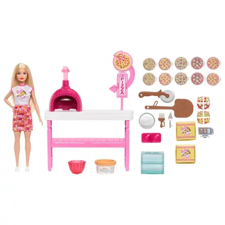 Barbie bábika Pizza Chef produktová fotografia