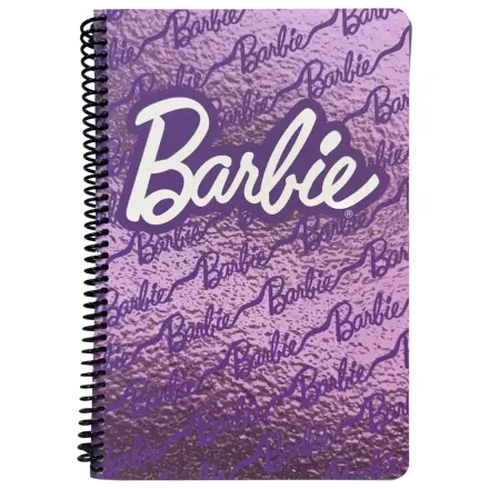 Barbie Fialový B/5 Linajkový Špirálový Zápisník 70 listov produktová fotografia