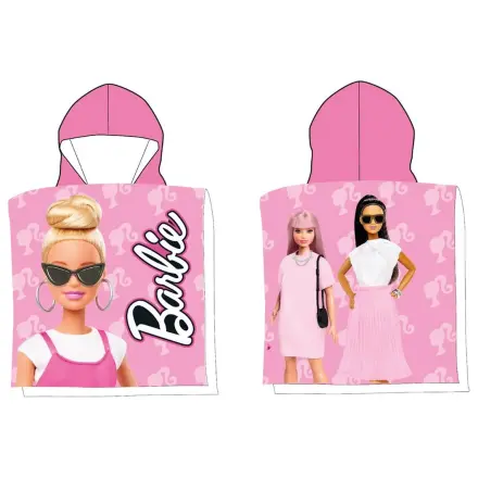 Barbie Street Style plážová osuška poncho 50x100 cm produktová fotografia