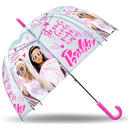 Barbie Strong Girls priehľadný dáždnik pre deti Ø70 cm produktová fotografia