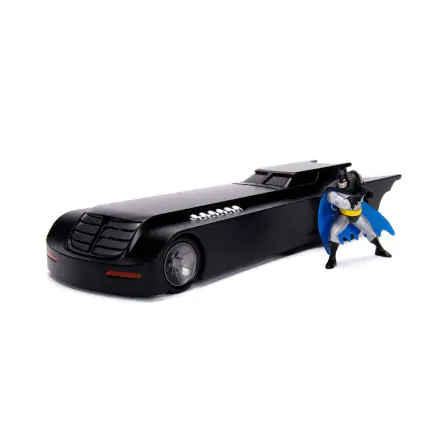 Batman Animated Series Metals Kovový odlievaný model 1/24 Batmobile s figúrkou produktová fotografia