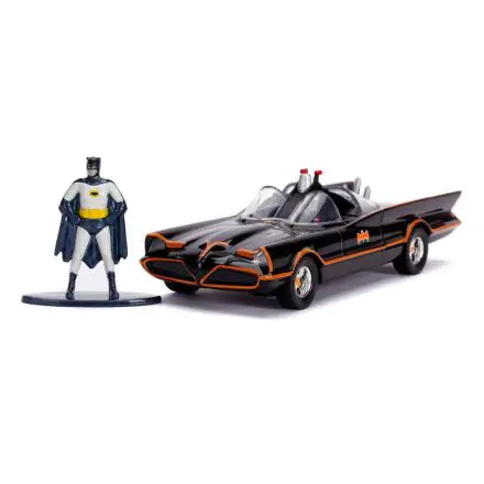 Batman Classic TV Series Diecast Model 1/32 1966 Classic Batmobile s figúrkou produktová fotografia