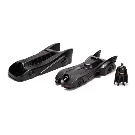 Batman Diecast Model 1/24 1989 Batmobile s figúrkou a štítom produktová fotografia