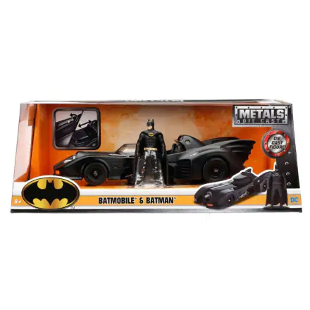 Batman Diecast Model 1/24 1989 Batmobile s figúrkou termékfotója