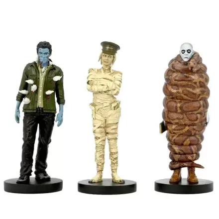 Beetlejuice Beetlejuice Immigration Hall Mummified Immigration Officer, Richard & Anaconda Man pack 3 figúrok 10 cm termékfotója