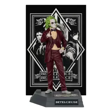 Beetlejuice Beetlejuice Movie Maniacs PVC szobor Beetlejuice 17 cm termékfotója