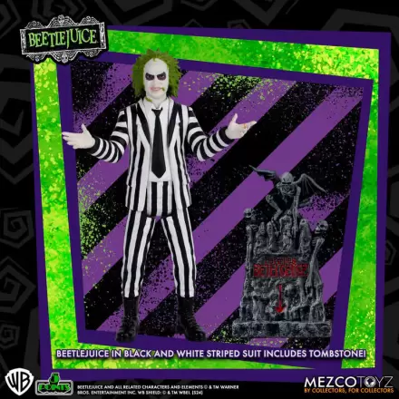 Beetlejuice - Beetlejuice Striped Suite figúrka 9,5 cm termékfotója