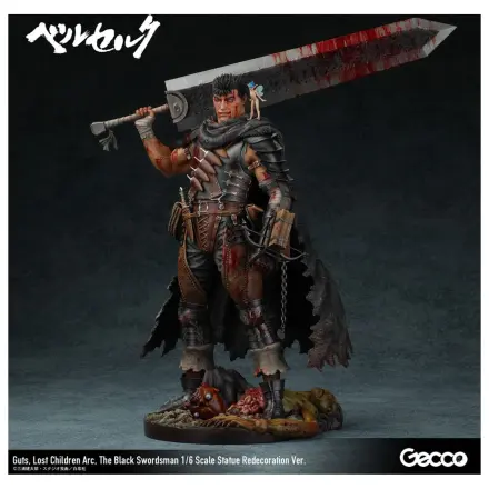 Berserk Socha 1/6 Guts Lost Children Arc The Black Swordsman Redecoration Ver. 38 cm produktová fotografia