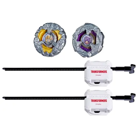 Beyblade X a Transformers Collab Bumblebee 3-60GP vs. Shockwave 5-80O produktová fotografia