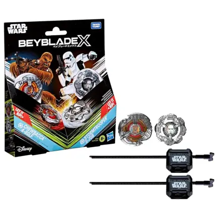 Beyblade X Chewbacca 4-80LF & Stormtrooper 5-70B produktová fotografia