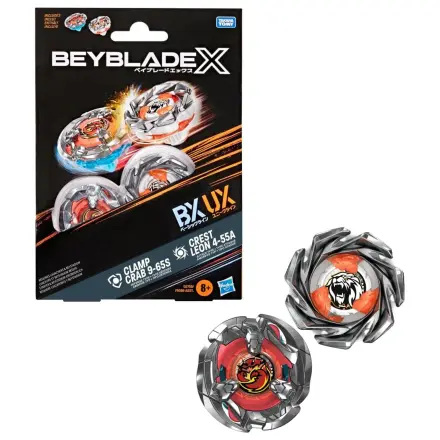 Beyblade X Clamp Crab 9-65S a Crest Leon 4-55A produktová fotografia