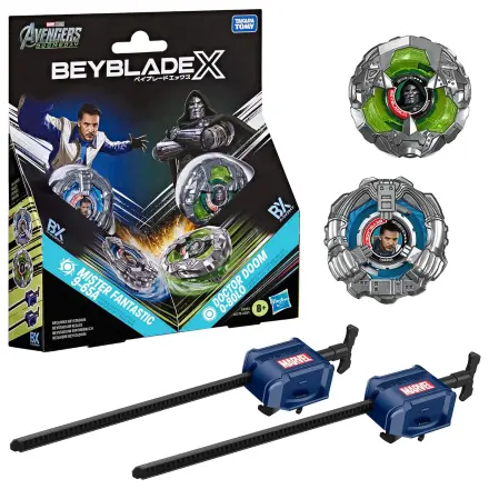 BEYBLADE X Mister Fantastic 9-65A & Doctor Doom 0-80LO produktová fotografia